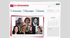 Desktop Screenshot of newdramatists.org